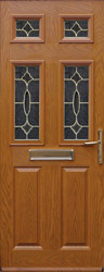 2 Panel 4 Square Composite Door