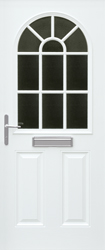 2 Panel Sunburst Composite Door