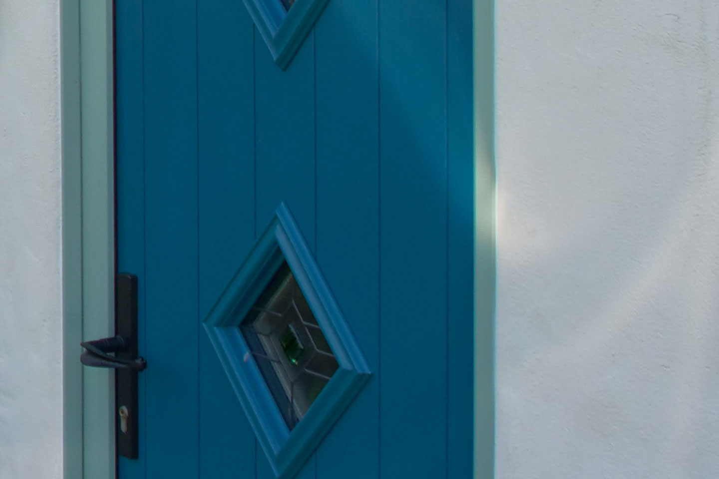 Blue coloured Fire Rated Door