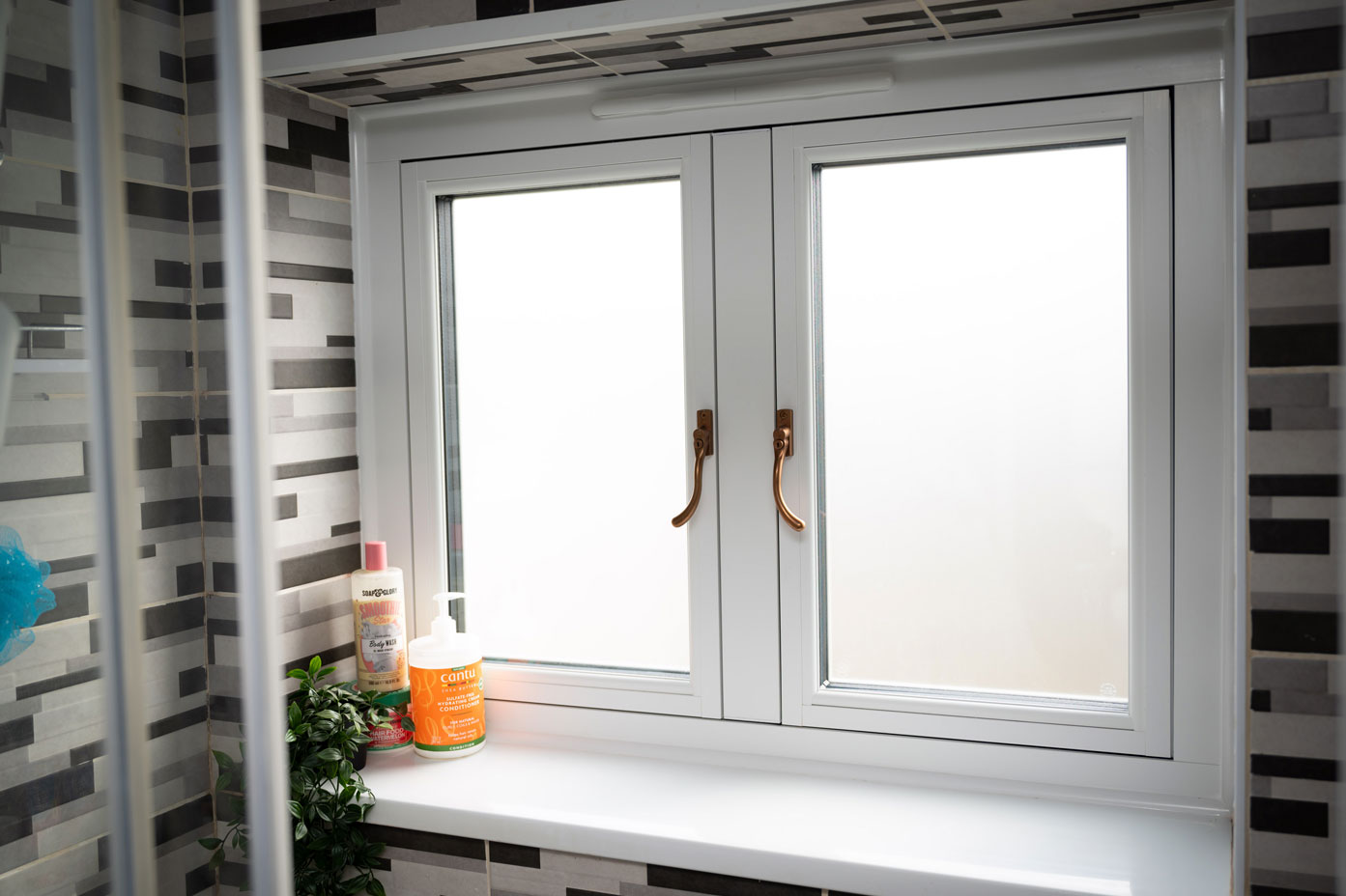 Residence Window in Bathroom Interior