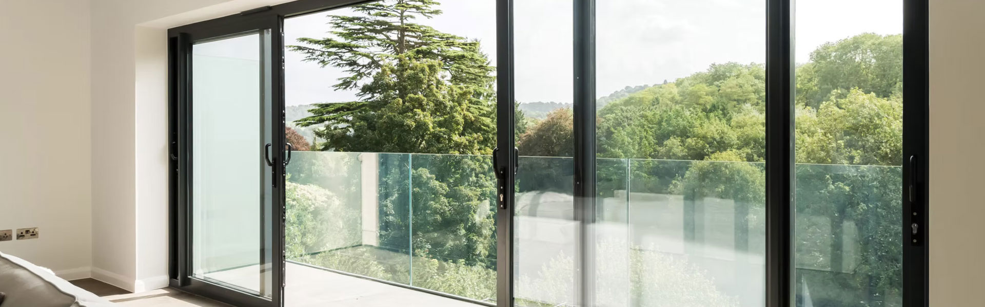Dark Coloured Patio Sliding Doors