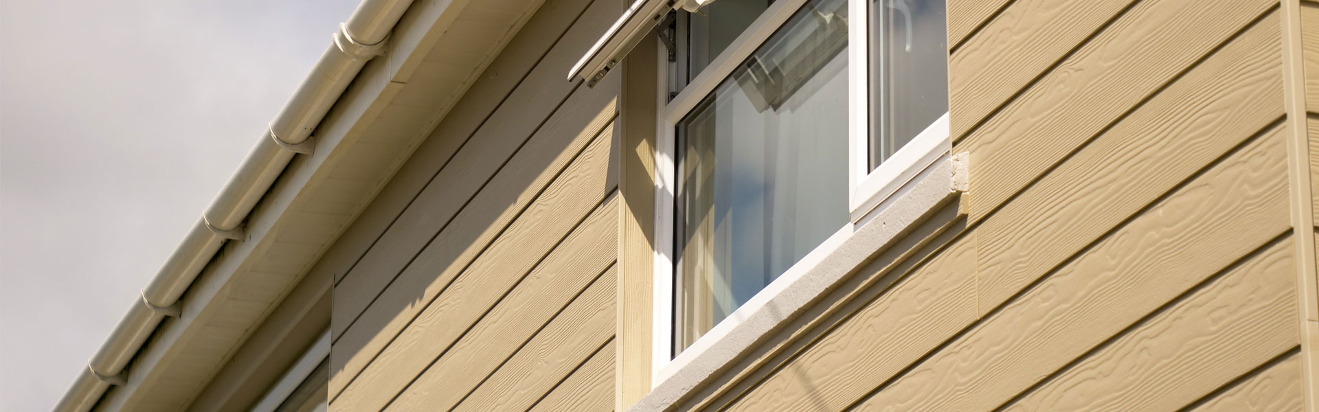 Cladding on an external house