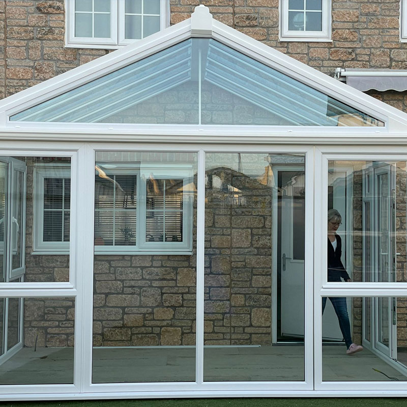Aluminium Conservatory fitted to the rear of a home