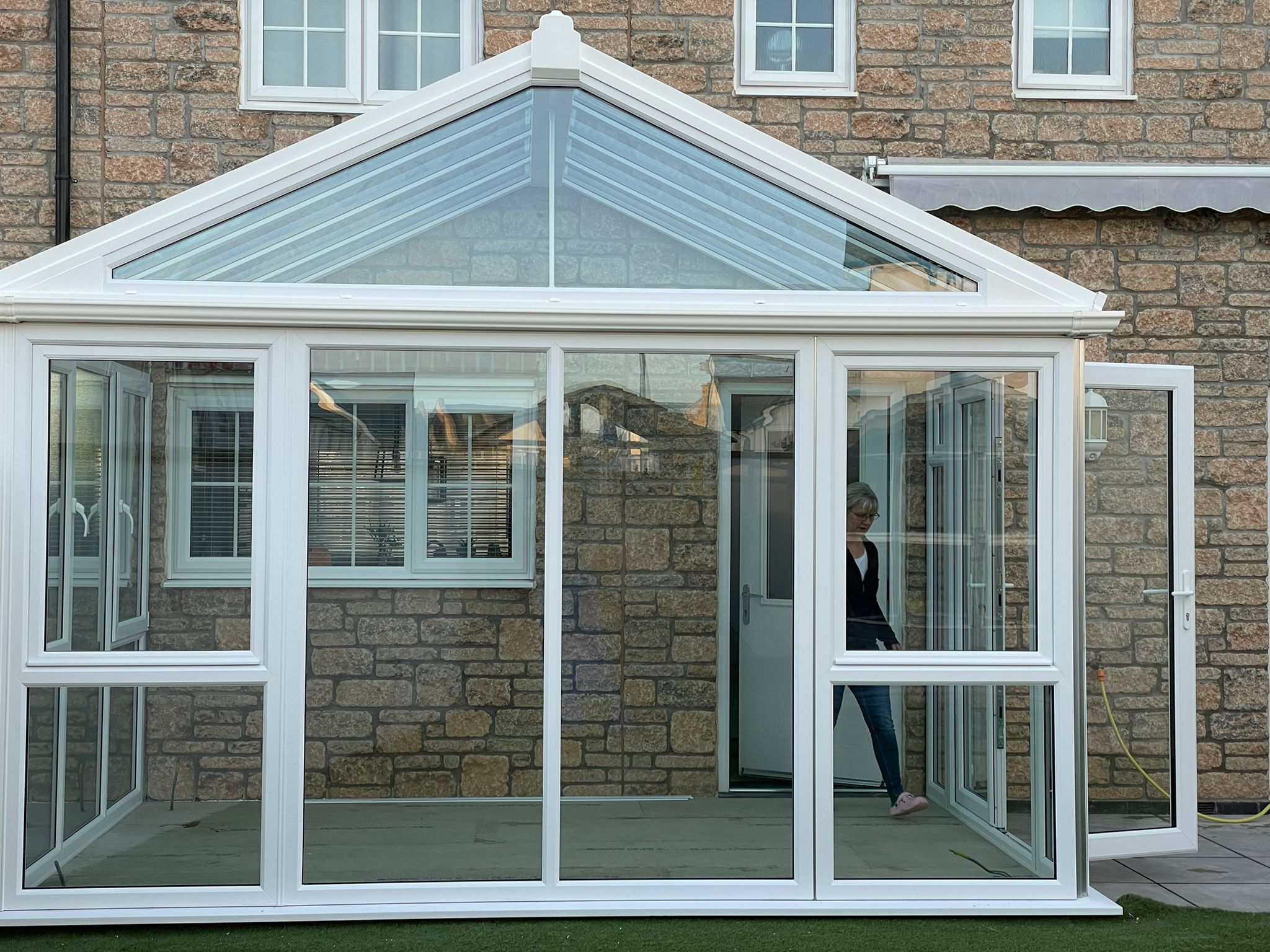 White Aluminium Conservatory