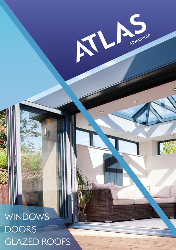 Brochure cover for Atlas aluminium products