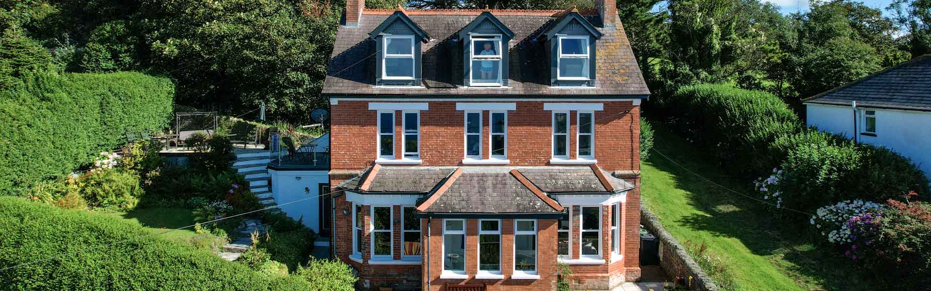 Fitted Legacy sliding sash windows to a North Devon home