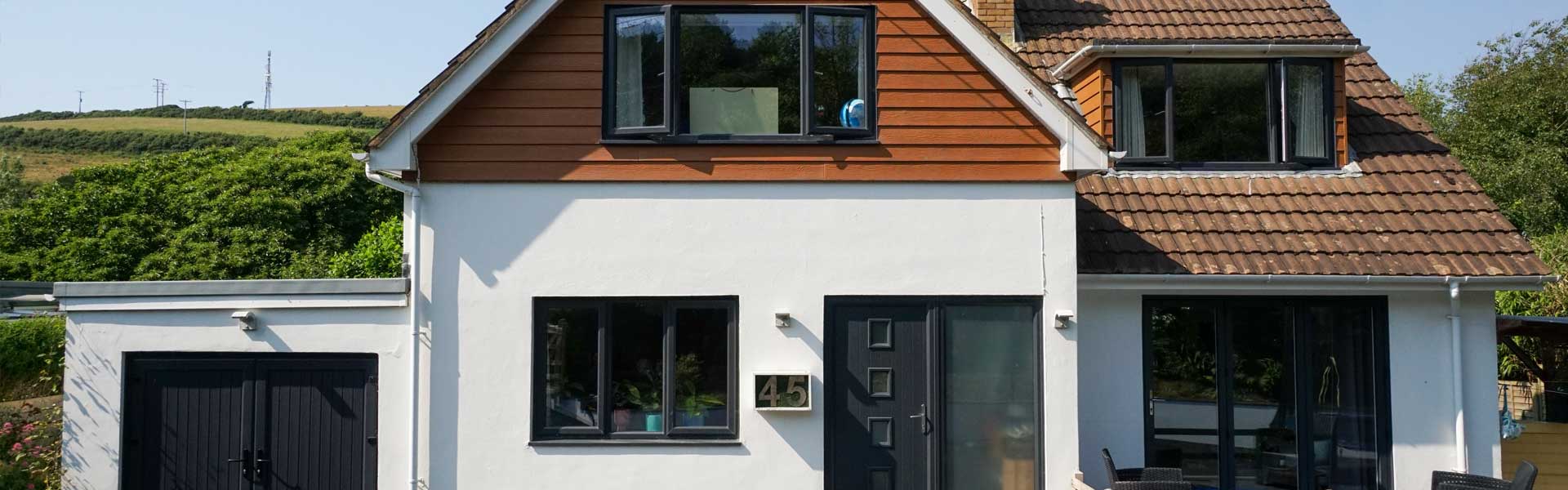 Home with new fitted windows and doors
