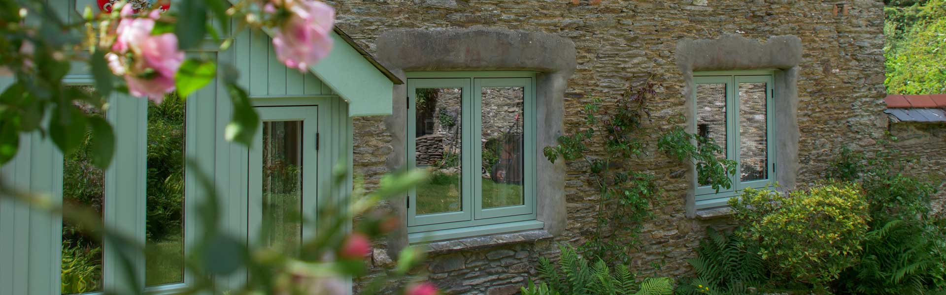 Residence 9 Windows and porch fitted by the Woodstock Windows team