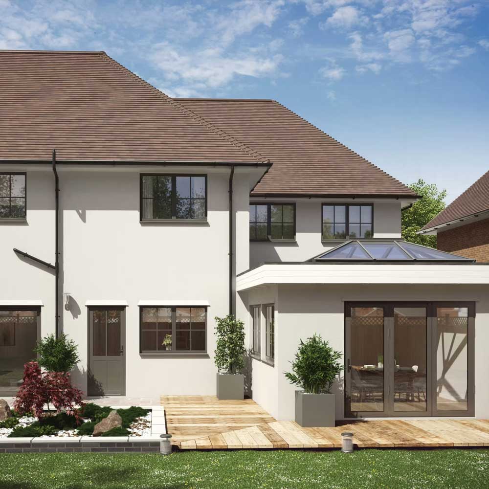 Residential Doors at the rear of a house and garden