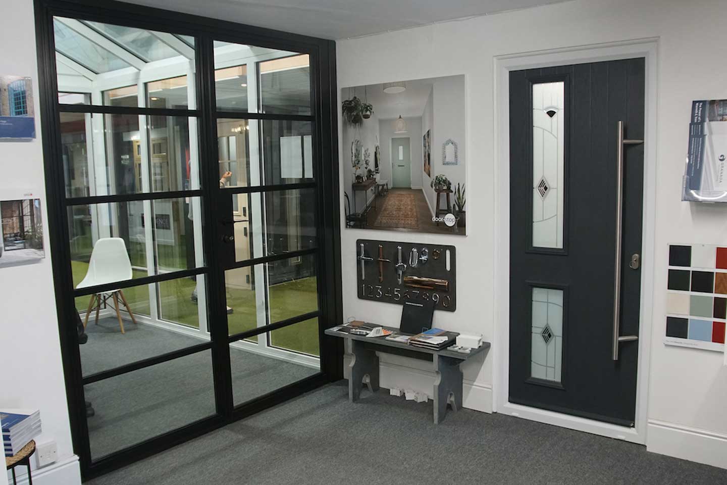 A range of products at our North Devon Showroom