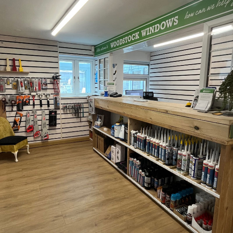 Woodstock Windows Trade & Supply counter 