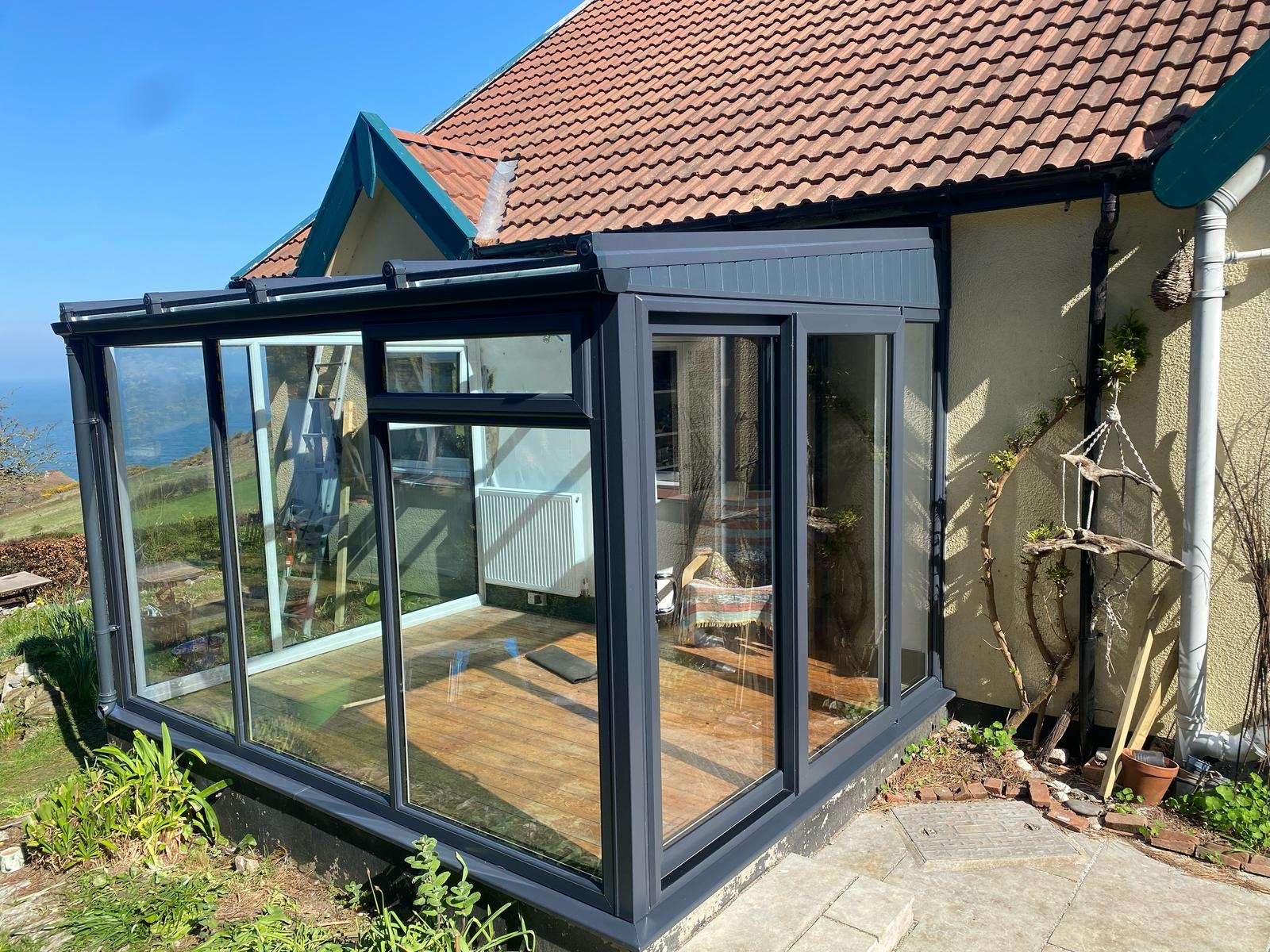Grey UPVC Conservatory 