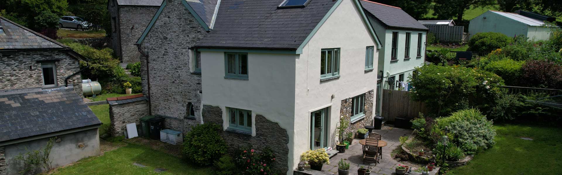 Flush fit doors fitted to a house