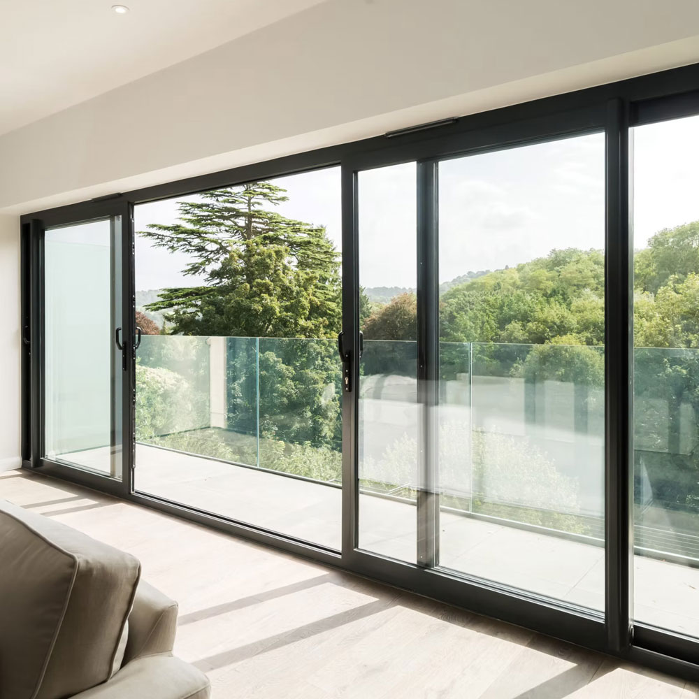 Visoglide Slimline Lift and Slide Patio Door with a garden view 