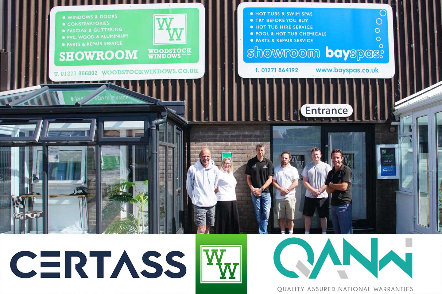 Woodstock Windows staff and accreditations
