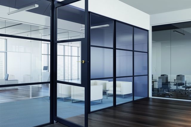 Aluminium internal office doors and screens