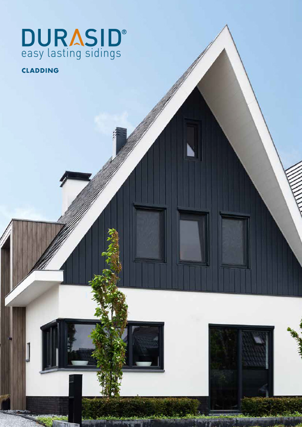 Durasid front cover for their brochure of cladding products