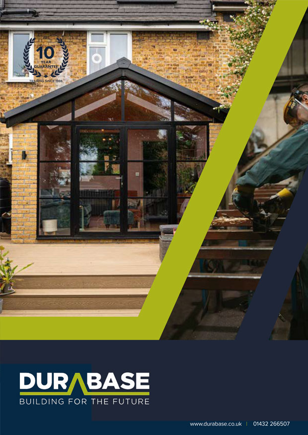 Durabase 2025 conservatory brochure front cover