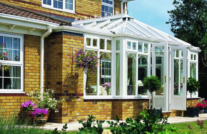 Combination style period and rectangular conservatories