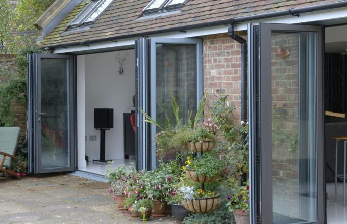 Bi-fold doors from Woodstock