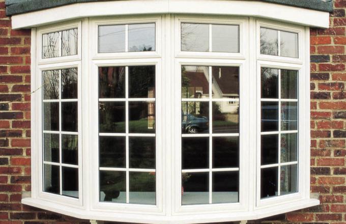 Sash windows in PVCu