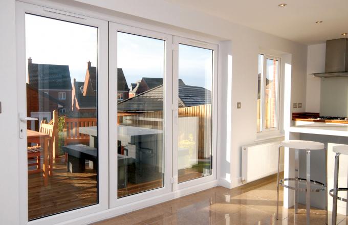 PVCu French patio doors