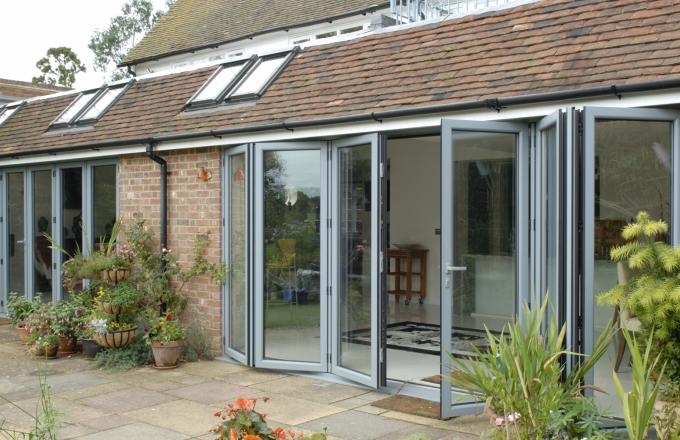 Woodstock aluminium casement windows in North devon