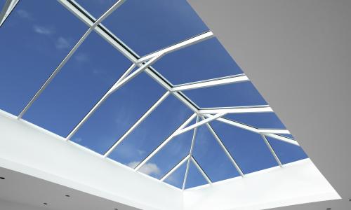 Lantern roof maximises the sunlight intake