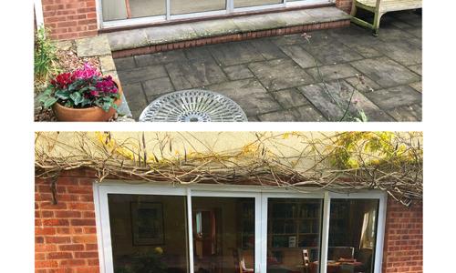 ultra slim line patio doors before and after replacement