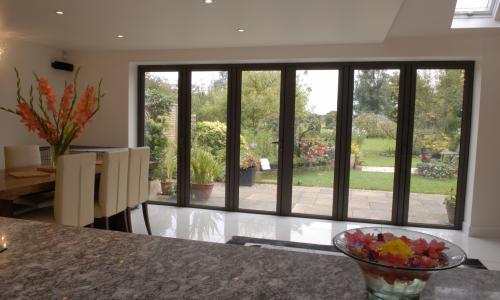 wooden bi fold doors