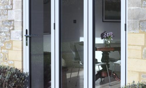 grey aluminium doors from Woodstock