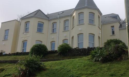 Sash windows at a large house in Ilfracombe