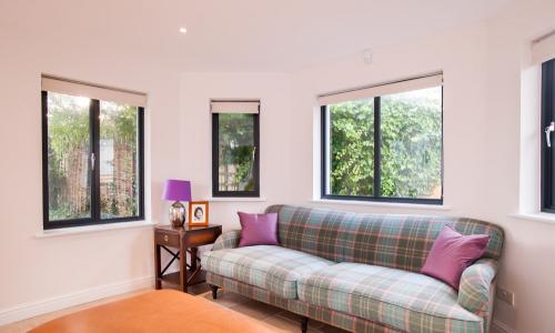 Lounge with aluminium windows  in North Devon