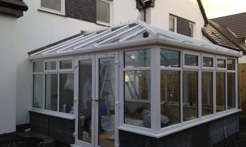 conservatory with side to access