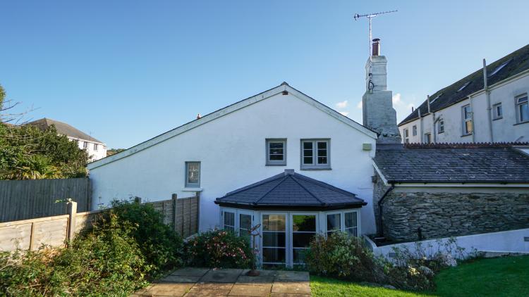 Conservatory with hard roof