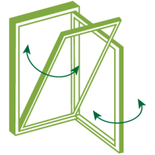 tilt and turn casement windows