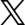 X icon for social media link