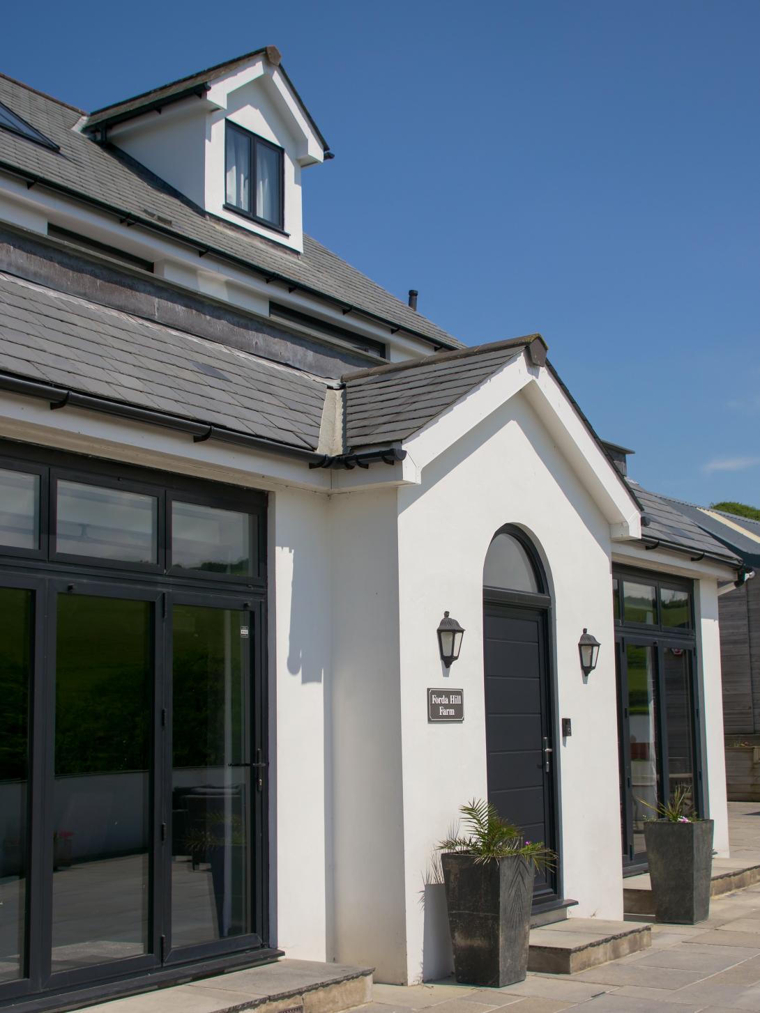 Smarts Aluminium Windows & Smarts signature style front door