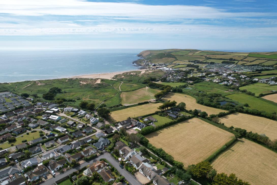 Ariel view of a home transformed by the team at Woodstock Windows