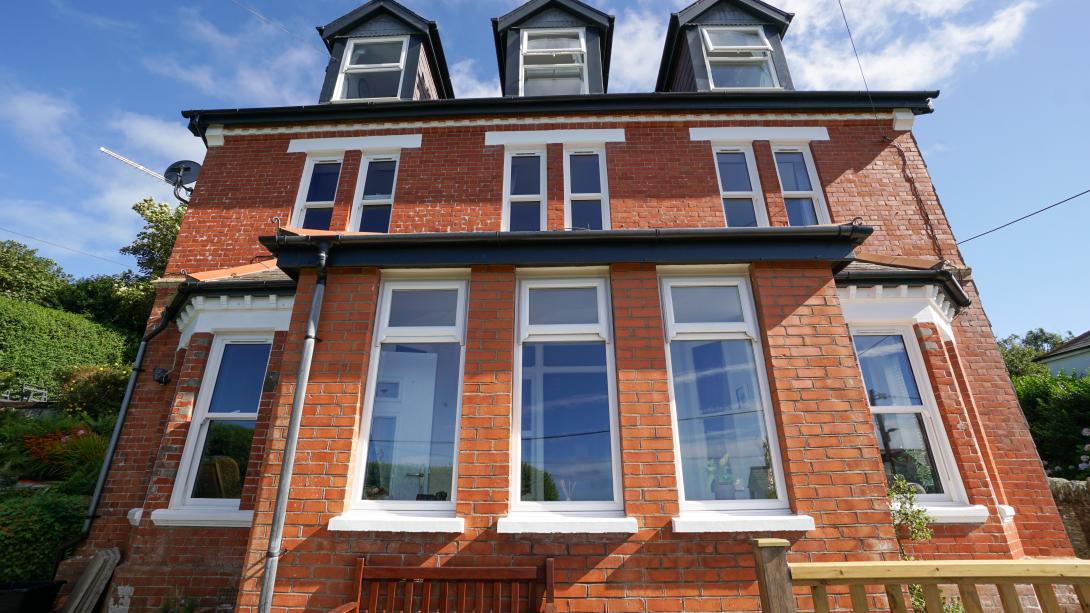 Woodstock Windows installed Legacy A-rated uPVC sliding sash windows