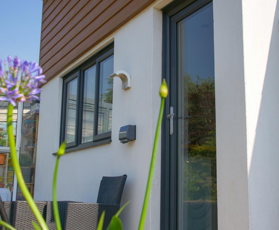 Rear glass door at Millstream fitted by the team at Woodstock Windows