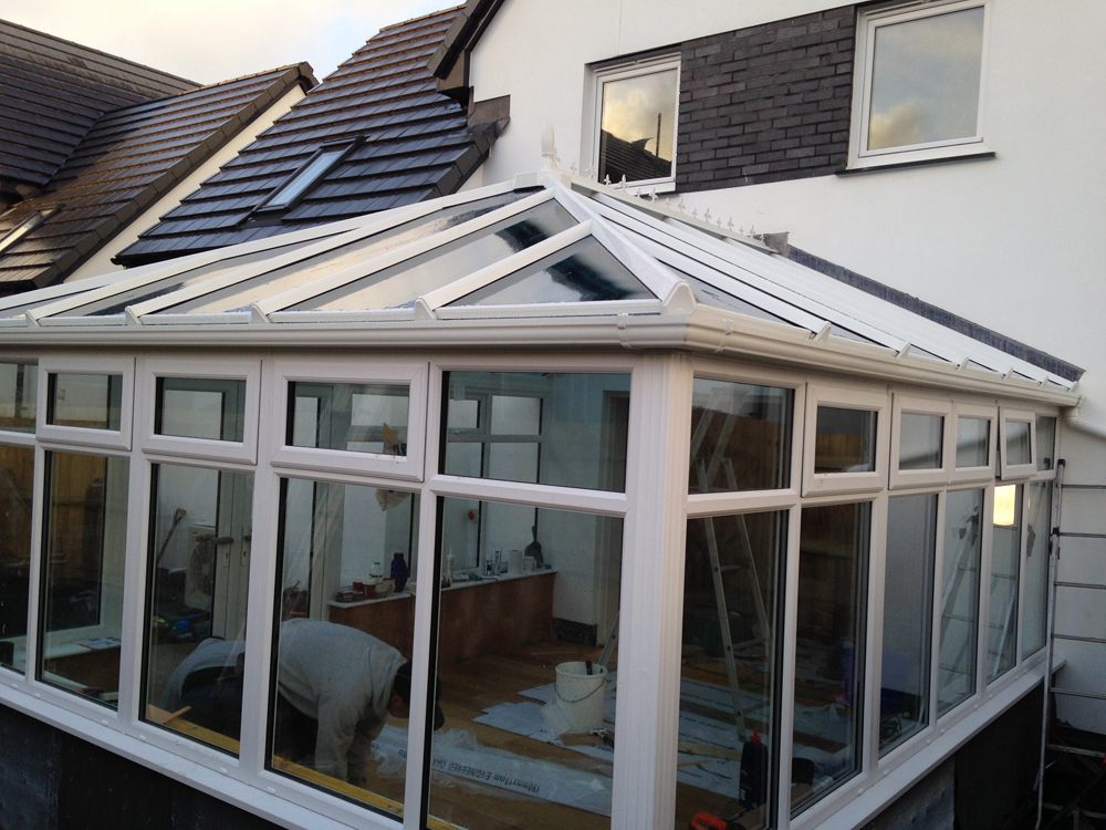 conservatory installation in Braunton